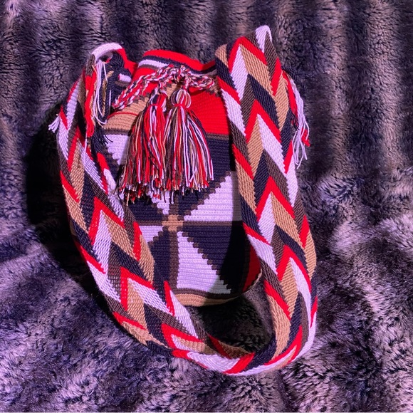 Wayuu Tribe Handbags - NWOT Authentic handmade Wayuu bag. Colorful unique design.